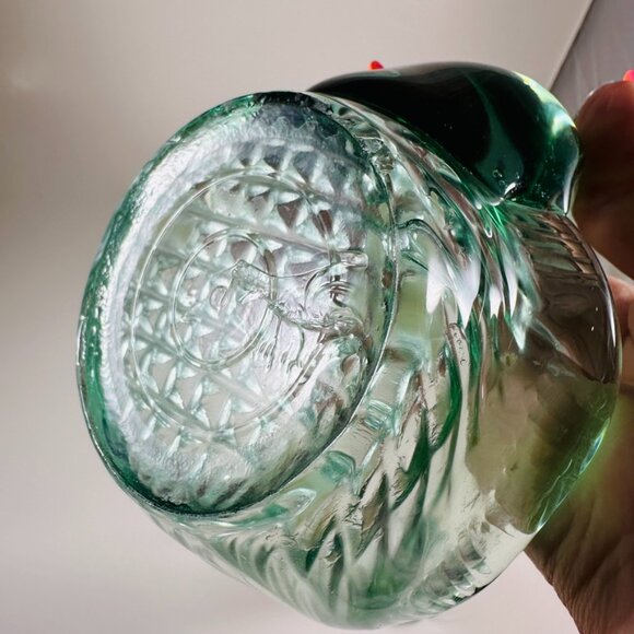 Beautiful Vintage handblown green glass swan in Murano style - Picture 8 of 8